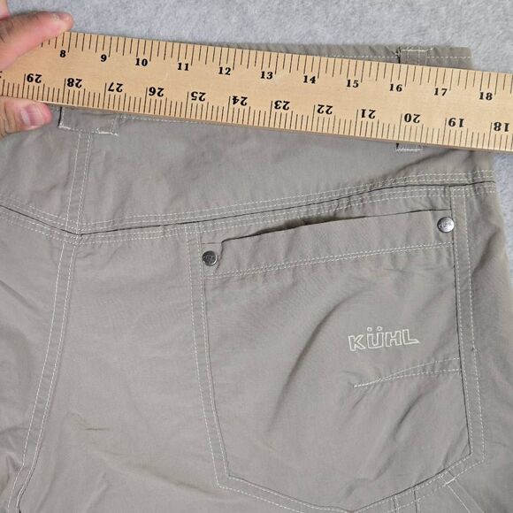 Kuhl Men Pants 36x32 Stealth Liberator Convertible Khaki Zip Off Hiking Outdoor - Picture 9 of 12